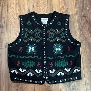 Cambridge Dry Goods Black Vest